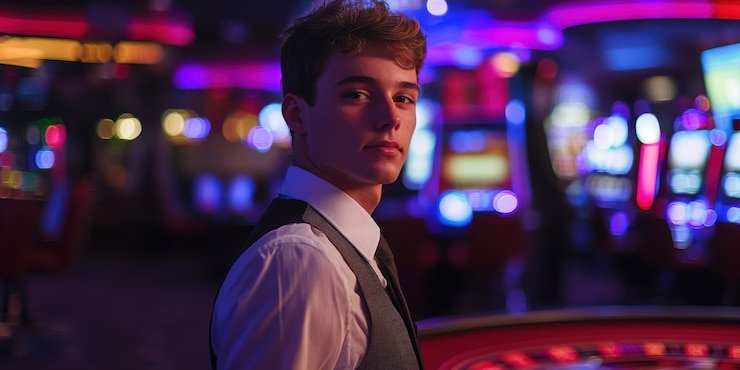 Live-dealer Blackjack table broadcast on mpo222 slot casino platform
